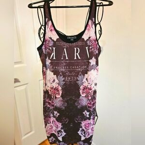 Floral‎ Tank Mini Dress